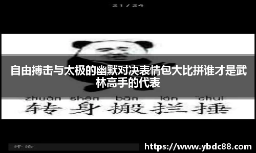 自由搏击与太极的幽默对决表情包大比拼谁才是武林高手的代表